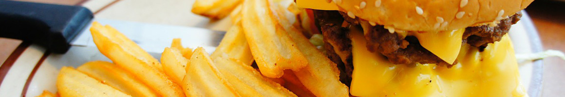 Eating American (New) Burger at KC's Classic Burger Bar restaurant in North Attleborough, MA.